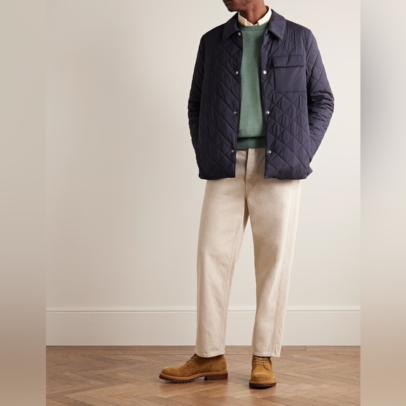 Loro Piana Virgin Wool and Cashmere Crewneck - Picture 4 of 15